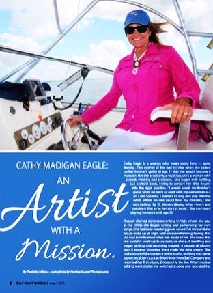 Gulf Coast Woman magazine features Captain Cathy Eagle (image)